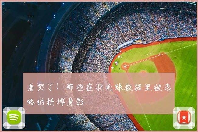 看哭了！那些在羽毛球数据里被忽略的拼搏身影